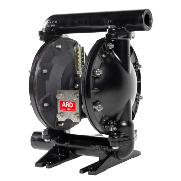 ARO AIR OPERATED DIAPHRAGM PUMP   SIZE :1" ALUMINUM - SANTOPRENE